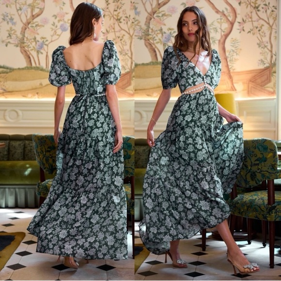 slim fit dress slacks The Payton Dress in Sage Tapestry 00 / Sage Tapestry main image 1
